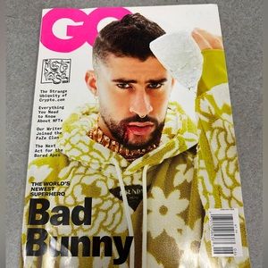 GQ BAD BUNNY June/July 2022 US Edition Magazine